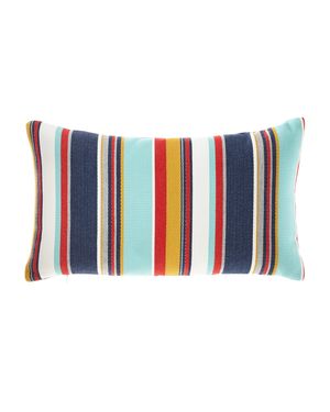 Sicily Stripe Lumbar Sunbrella Indoor/Outdoor Pillow