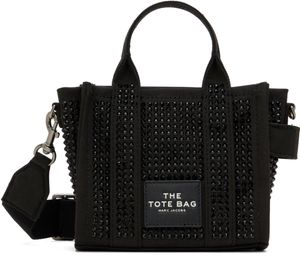 Marc Jacobs Black 'The Crystal Canvas Crossbody' Tote
