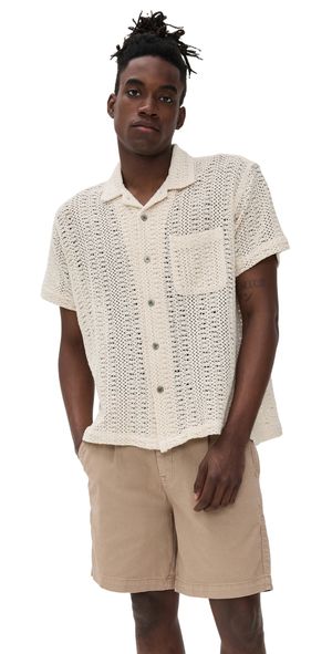 Obey Harison Woven Shirt Natural XXL