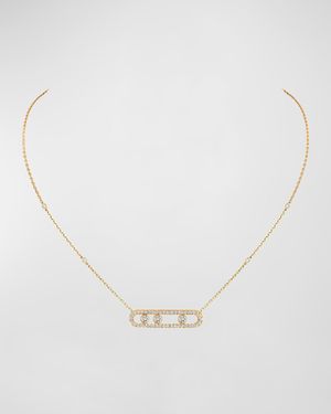 MOVE PAVE DIAMOND NECKLACE