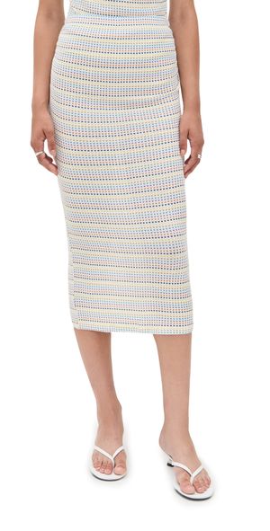 LE BOP Sunny Skirt Retro Waffle XXS