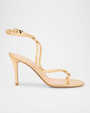 Mamba Napa Leather Serpent Sandals