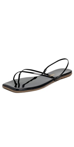 TKEES Square Toe Millie Sandals Licorice 6