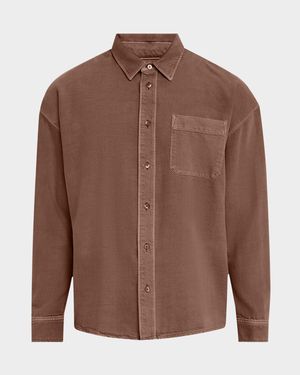 Men's Button Down Modern Shirt