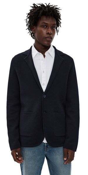 Orlebar Brown Rainer Pique Cardigan Night Iris XL