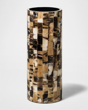 Horn Domino 12" Cylinder Vase