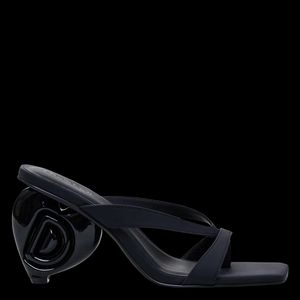 Desigual - Sandales ouvertes à talon cœur - Taille 41 - Noir