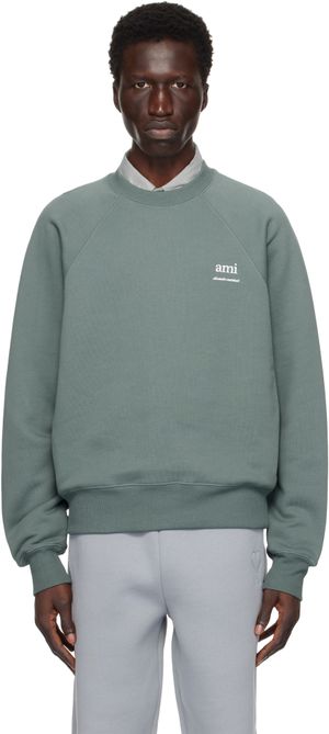 AMI Paris Green 'Ami Alexandre Mattiussi' Sweatshirt