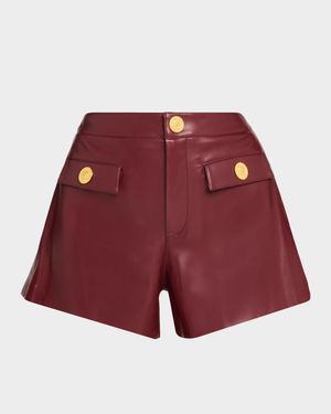 Dionne Faux Leather Shorts