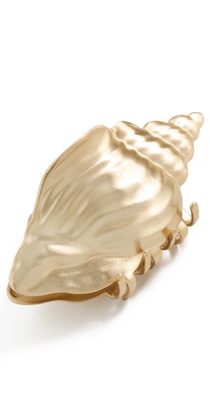 Cult Gaia Camilla Hair Clip Brushed Brass One Size