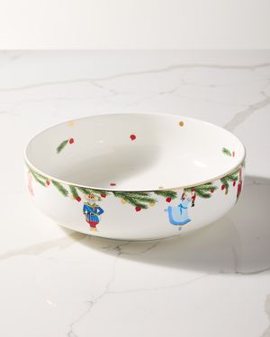 Nutcracker Serving Bowl, 11.8"