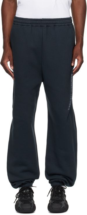 Y/Project Black Pinched Logo Sweatpants