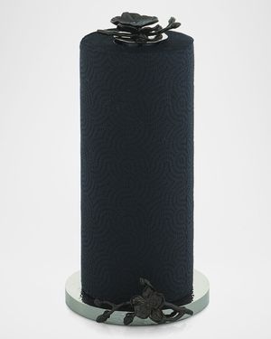 Black Orchid Paper Towel Holder