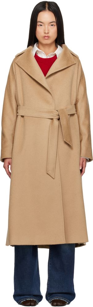 Max Mara Tan Ovatta Coat