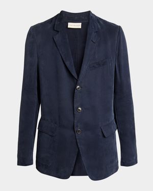 Men's Bilbo Cupro Notch Lapel Sport Coat