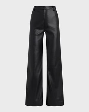The Mia Vegan Leather Trousers