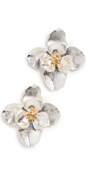 SHASHI Anya Earrings Silver One Size