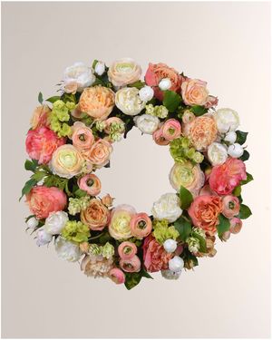 Rose Ranunculus Wreath