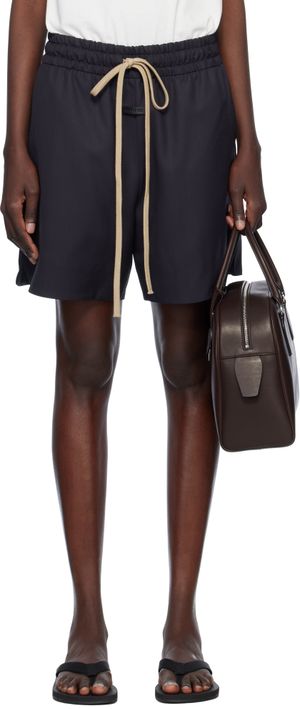 Fear of God Navy Wool Classic Shorts