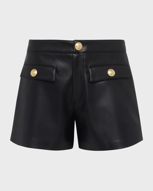 Dionne Faux Leather Shorts