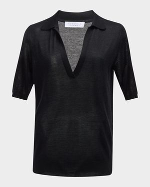 Frank Cashmere Polo Top