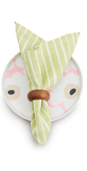 Marimekko Piccolo Napkin White/Pear One Size