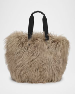 Caradoc Shearling Tote Bag