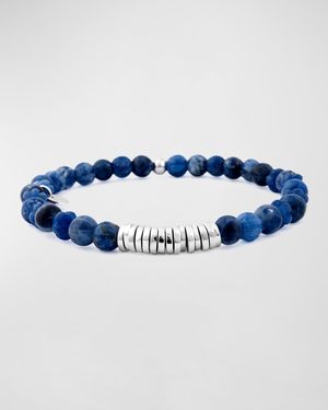 Men's Sodalite Bead Bracelet