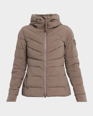 Clair Hooded Down Puffer Jacket