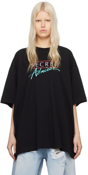 VETEMENTS T-shirt 'Secret Admirer' noir