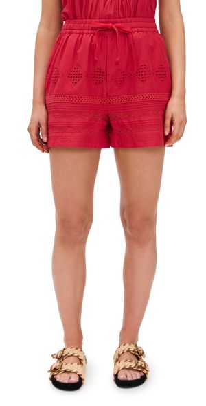 Isabel Marant Étoile Damina Shorts Red 40