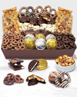 Sensational Belgian Chocolate Covered Snack Tray