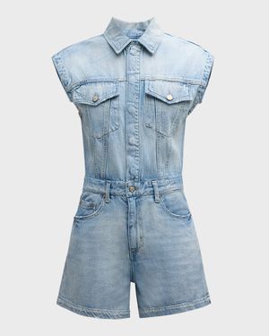 Lennox Denim Romper