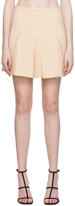 Beaufille Beige Konno Miniskirt