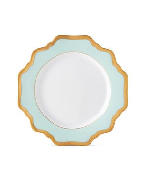 Aqua Rimmed Bread & Butter Plate