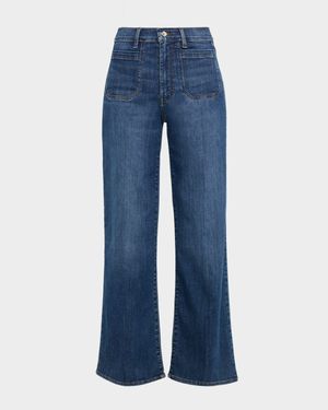 Le Slim Palazzo Modernist Pocket Jeans