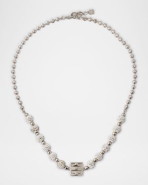 4G Necklace with Crystals