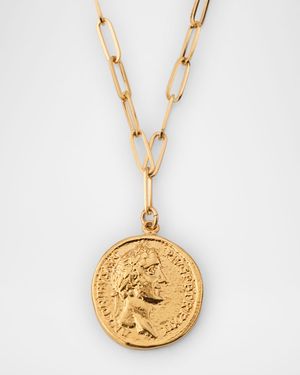 Small Coin Pendant Necklace