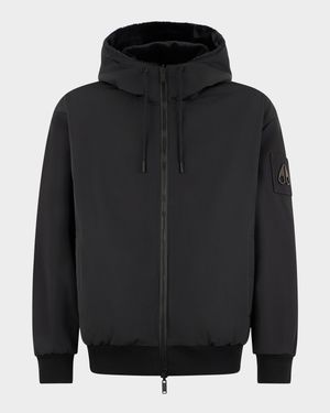 Men's Roland Reversible Bunny Jacket with Faux Fur