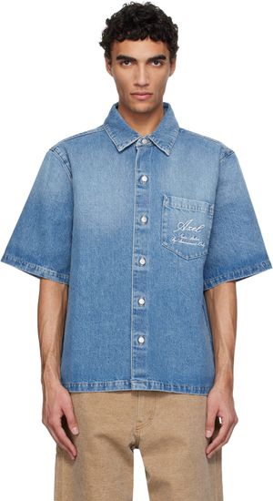 Axel Arigato Blue Shore Denim Shirt