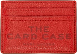 Marc Jacobs Red 'The Leather Card Case' Card Holder