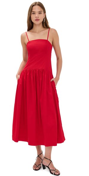 Joe's Jeans The Mara Maxi Dress Cherry Red M