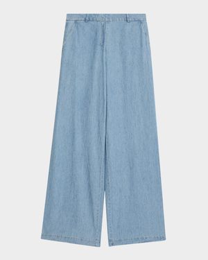 Claude Wide-Leg Denim Pants