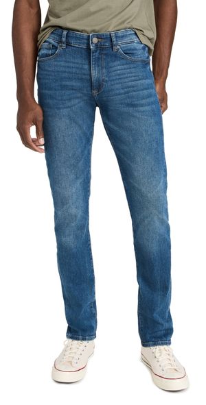 DL1961 Russell Slim Straight Performance Jeans 34 Seaside 38