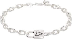 Stolen Girlfriends Club Silver Locked Heart Bracelet