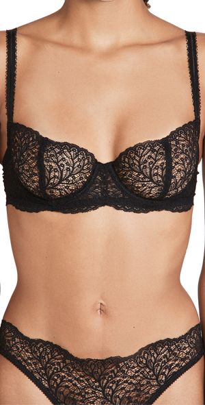 Journelle Allegra Balconette Bra Black 32A