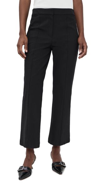 Theory Seamed Kick Pants Black 8