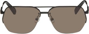 JACQUEMUS Black 'Les lunettes Aviador' Sunglasses