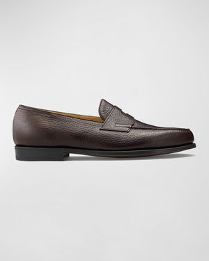 Men's Lopez Moorland Textured Leather Penny Loafers