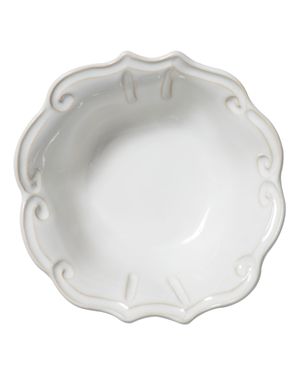 Incanto Stone Baroque Cereal Bowl, White